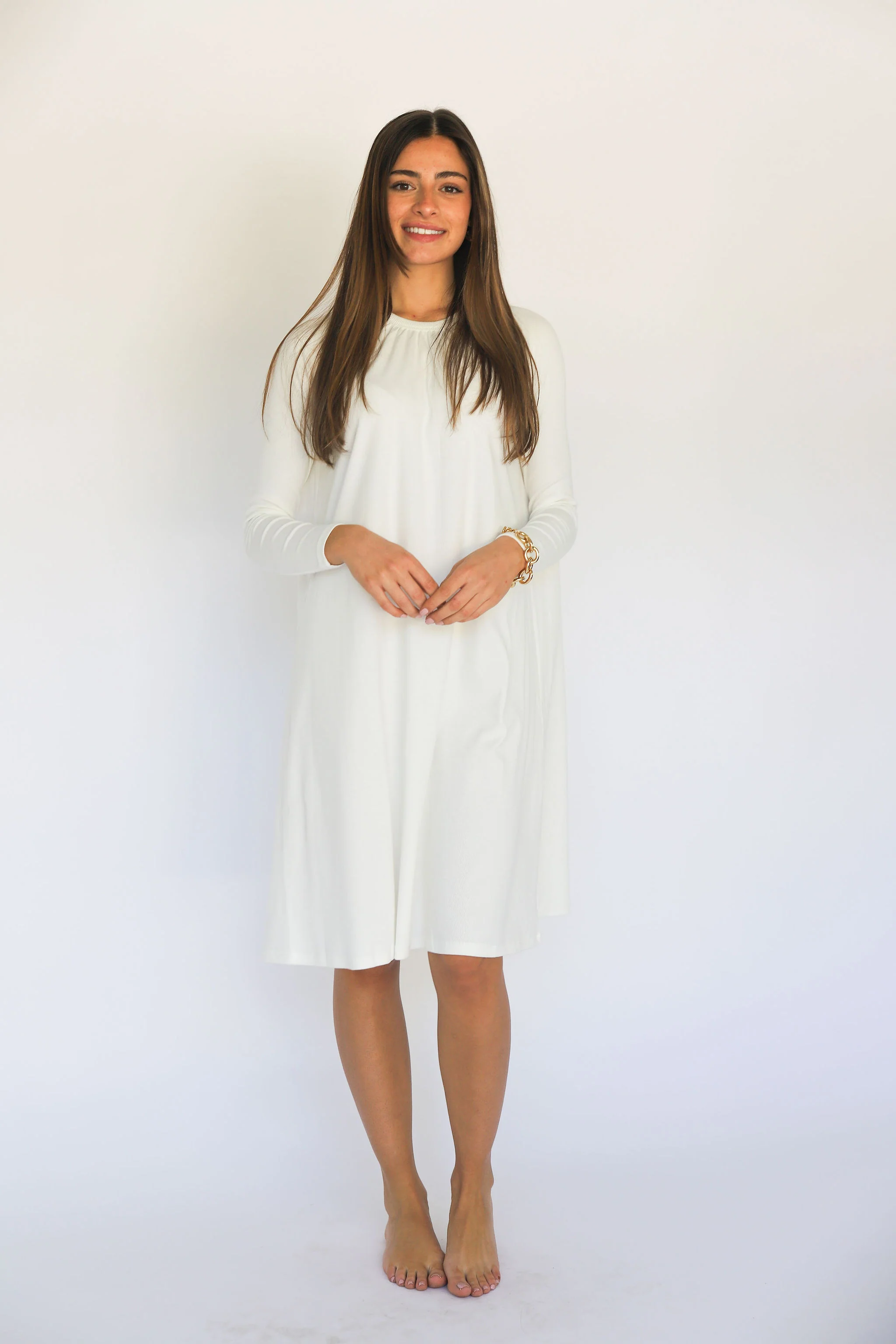 Ana Ribbed Dress (Short) - Image 4
