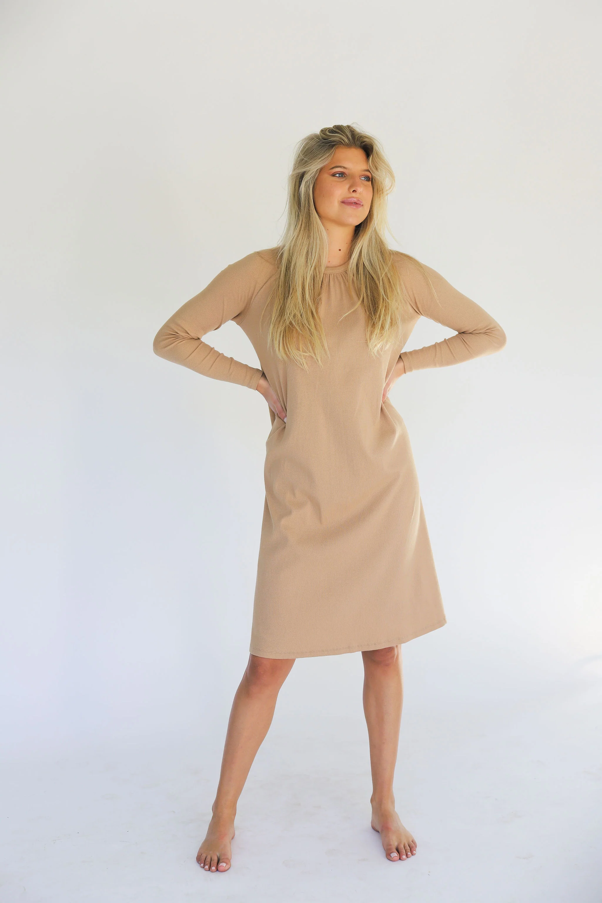 Ana Ribbed Dress (Short) - Image 9