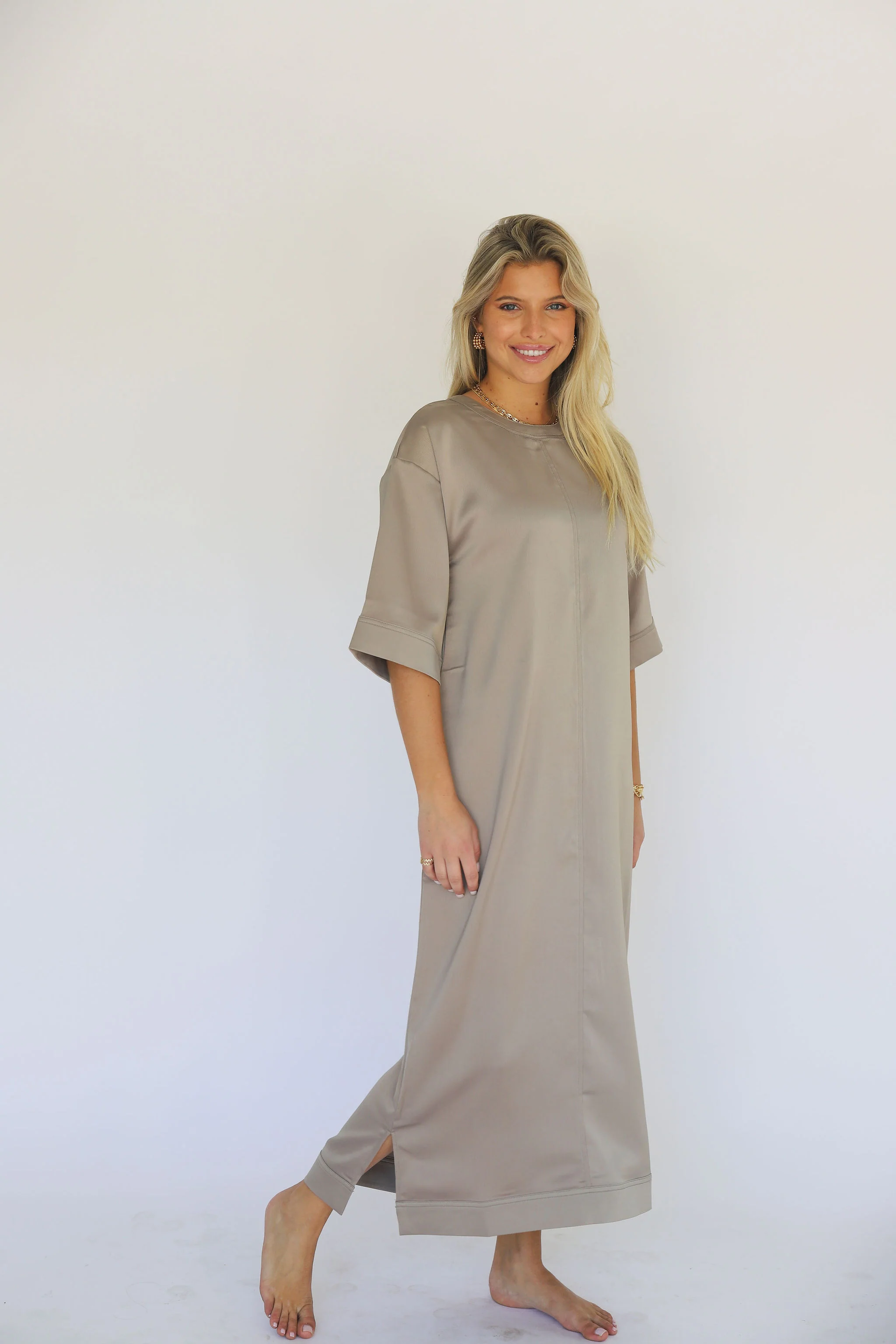 Fay Satin Dress - Image 2