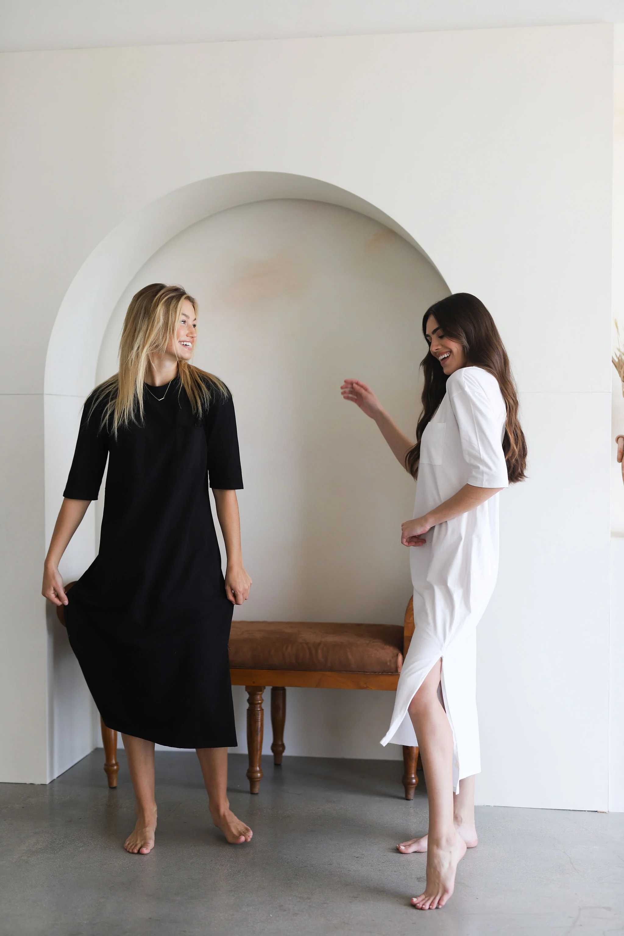 White T-Shirt Midi Dress - Image 5